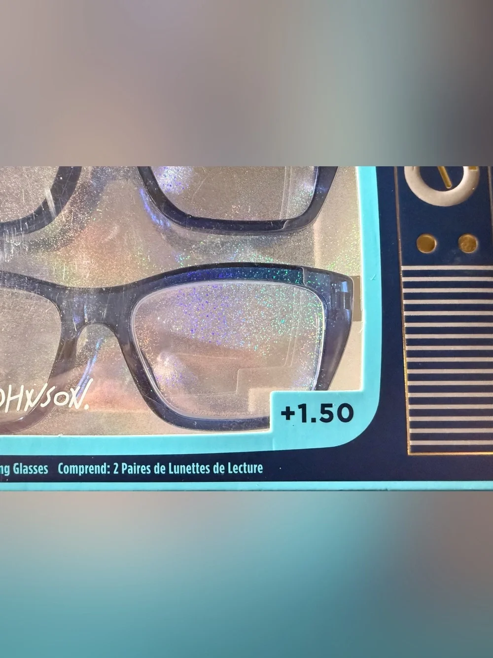 Betsey Johnson Reading Glasses +1.50 Blue Two Pairs